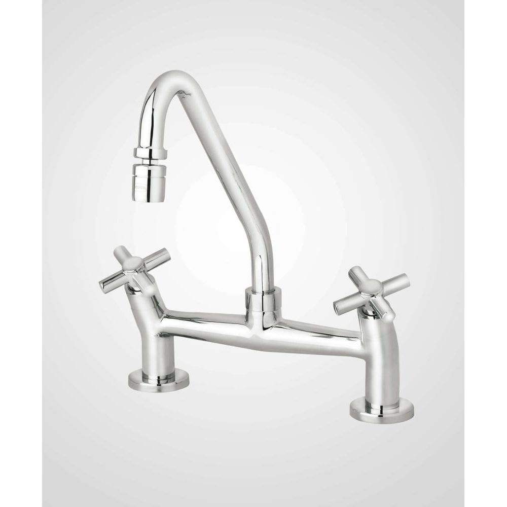 Misturador para Cozinha de Mesa DN15 Slim Cross Cromada Perflex