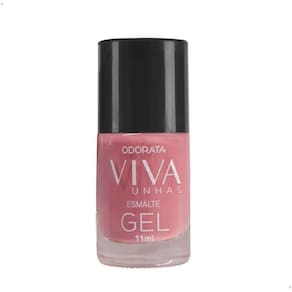Esmalte Em Gel Nude Rosê Rosa Cremoso Não Precisa Cabine