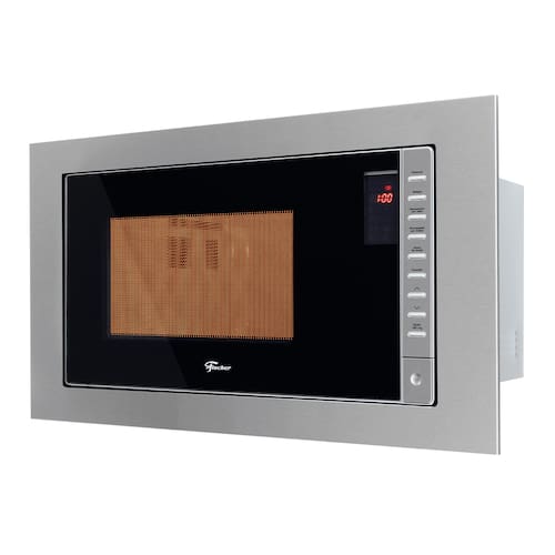 imagem-Micro-ondas de Embutir Fischer Fit Line 25 litros com função Descongelar Inox 34900 - 110V