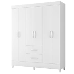 Guarda Roupa Mobi 6 Portas Albatroz Moveis