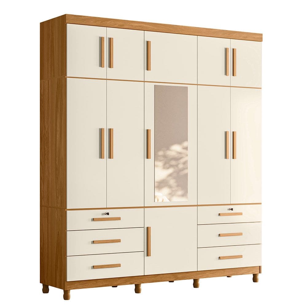 Guarda Roupa Triton Plus Modular com Espelho Albatroz