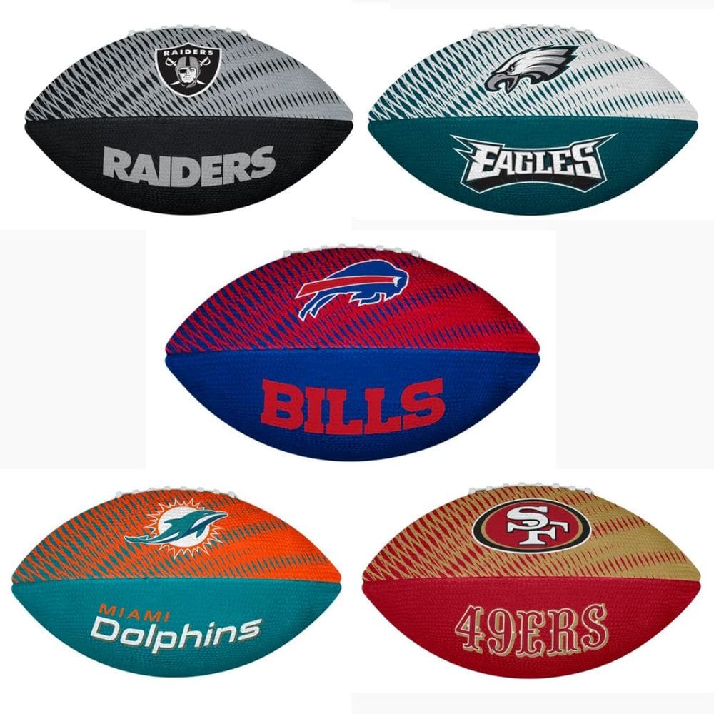 Bola de Futebol Americano Tailgate Jr Esportiva Dual Lace NFL Durabilidade Unissex Wilson