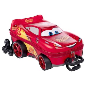 Mochila Escolar Roda Tripla 3D Carros Mcqueen Infantil