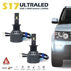 Par Lâmpadas H3 Farol Milha Celta Ultra Led 10000 Lumens Canbus Canceller Não Acusa 2000 2001 2002 2003 2004 2005