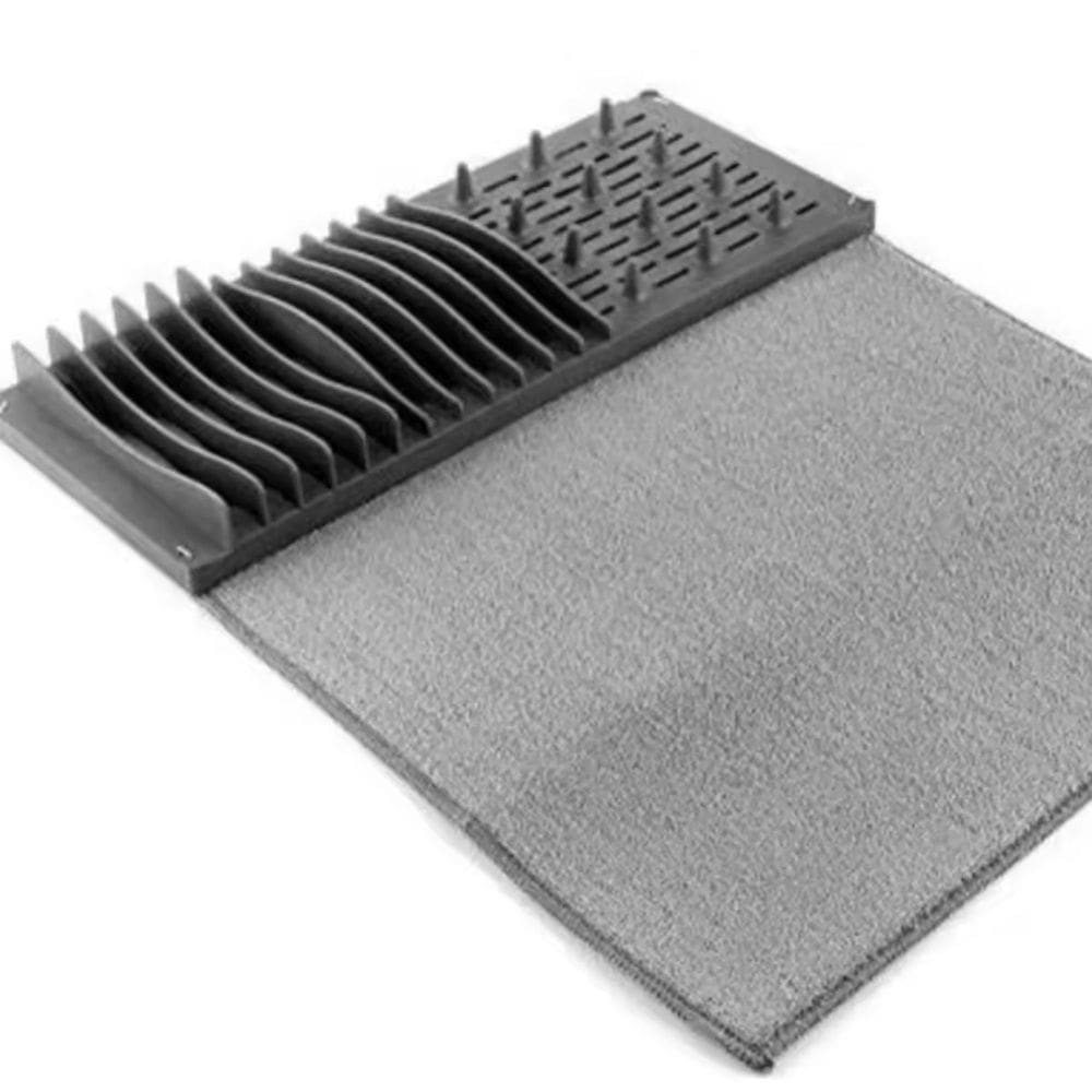 Tapete Escorredor de Louças de Microfibra - Alta Absorção e Praticidade