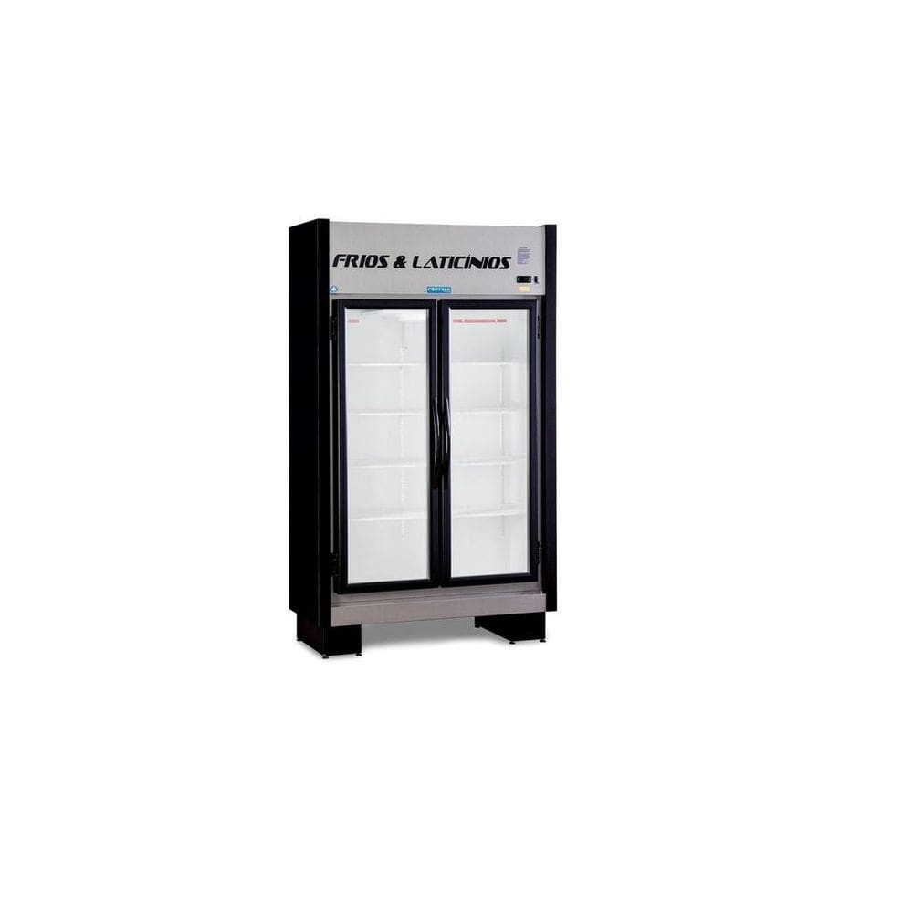 Expositor de Frios e Laticínios 2 Portas EAS 102 RT BLACK Fortsul