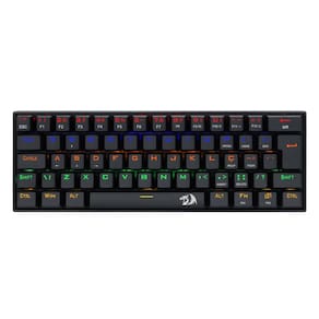 Teclado Mecânico Gamer Redragon Lakshmi - ABNT2 - Iluminação Rainbow - Switch Azul - K606R-BLUE