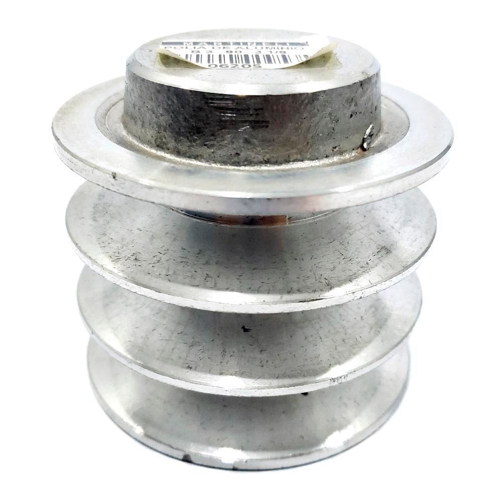 Polia de Alumínio para Transmissão em V 3 Canais Tipo B 80mm - Mademil PAL80B3