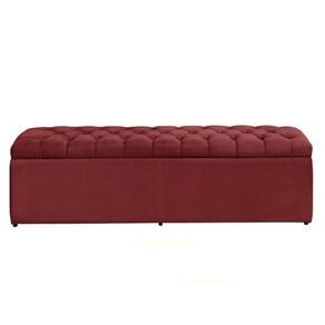 Báu Calçadeira Sapateira Dubai 1.28 Tamanho Viúva-suede Vermelho