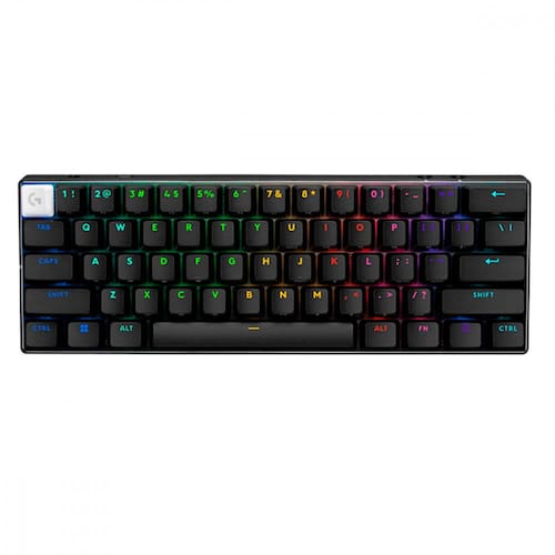 Imagem do produto Teclado Mecânico Gamer sem fio Logitech G Pro X 60 Lightspeed Switch Brown Tactile - Preto em Ponto Frio