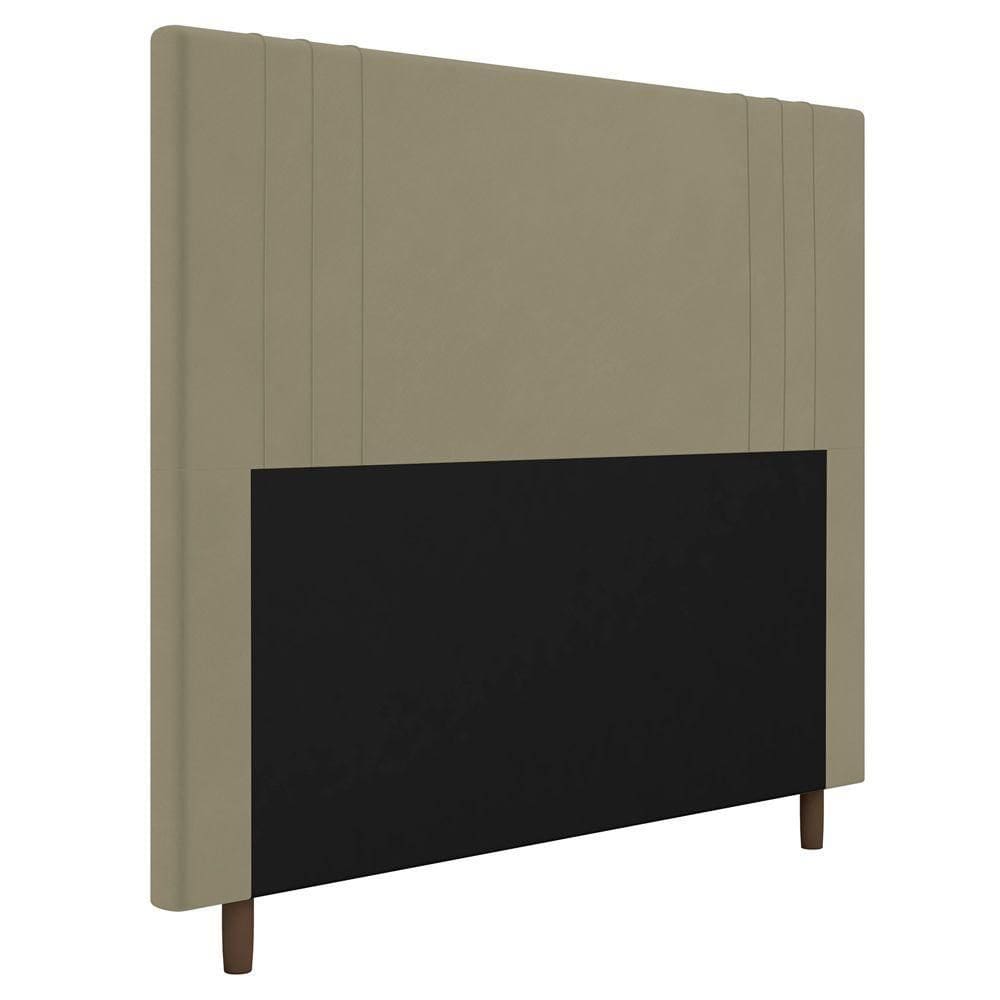 Cabeceira Cama Box Casal Ferrara 140cm Corano Bege