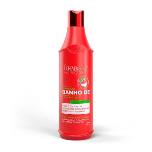 imagem-Shampoo Banho de Verniz Morango Forever Liss 500ml