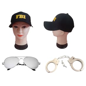 Kit Fantasia Do Policial F B I C/ 2 Peças