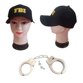 Kit Fantasia Do Policial F B I C/ 2 Peças