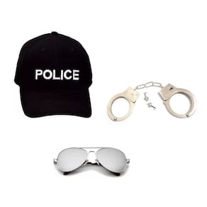 Fantasia Policial Police C/ 3 Peças
