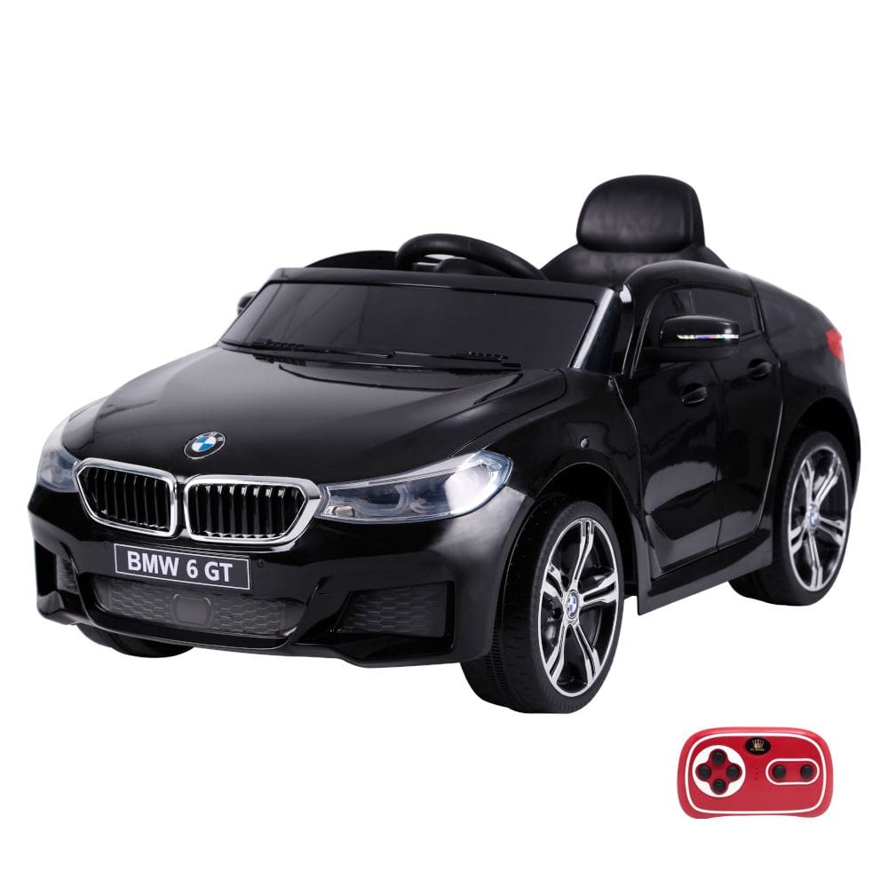 Carrinho Eletrico Infantil Bmw 6 Gt Gran Turismo, 12v com Controle Remoto Belfix Bel Brink Preto