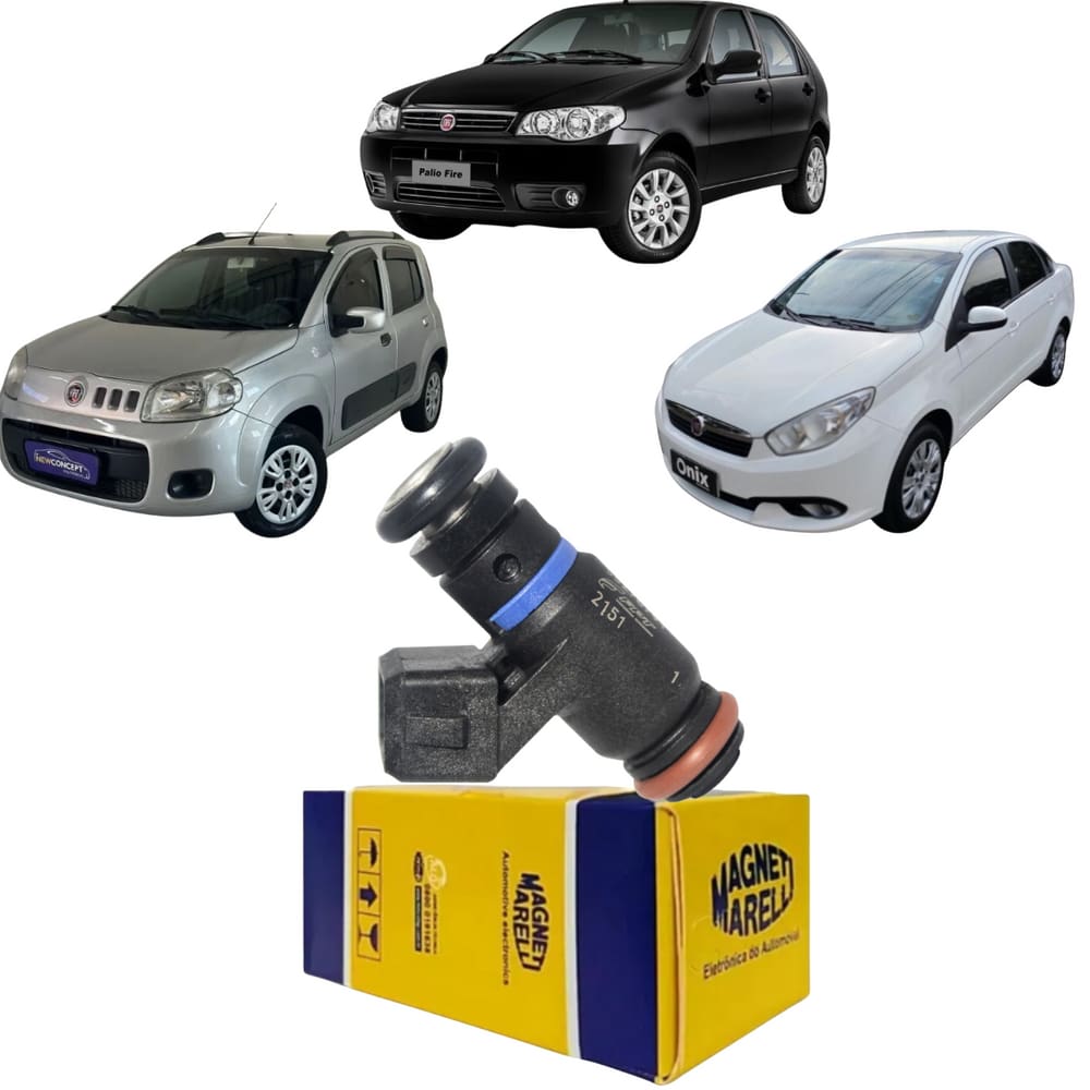 Bico Injetor Fiat Uno Siena 1.0 8V IPE078 Magnetti Marelli