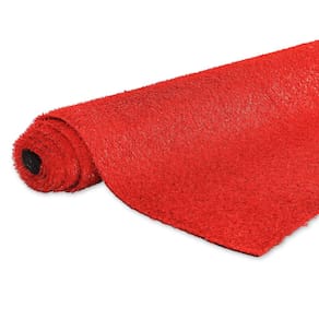 Grama Sintética Vermelha 20mm com proteção UV e Anti-Fungo (por metro quadrado)