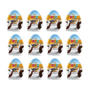 OVO TOYS MENINOS - kit com 12 unidades - Chocolate