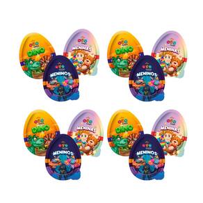 OVO TOYS MISTO - kit com 12 UNIDADES - chocolate napolitano