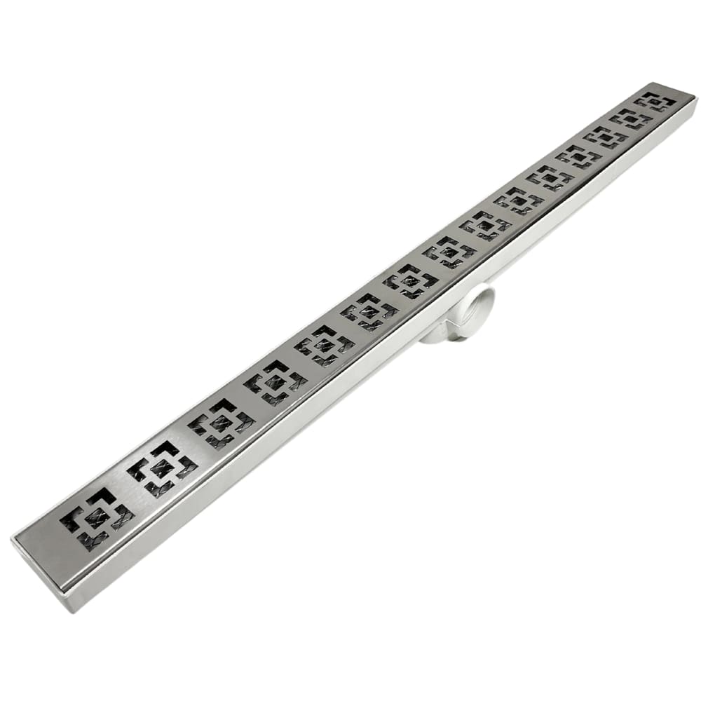 Ralo Inox 5cm Estreito Dubai Banheiro Coletor Branco Tela