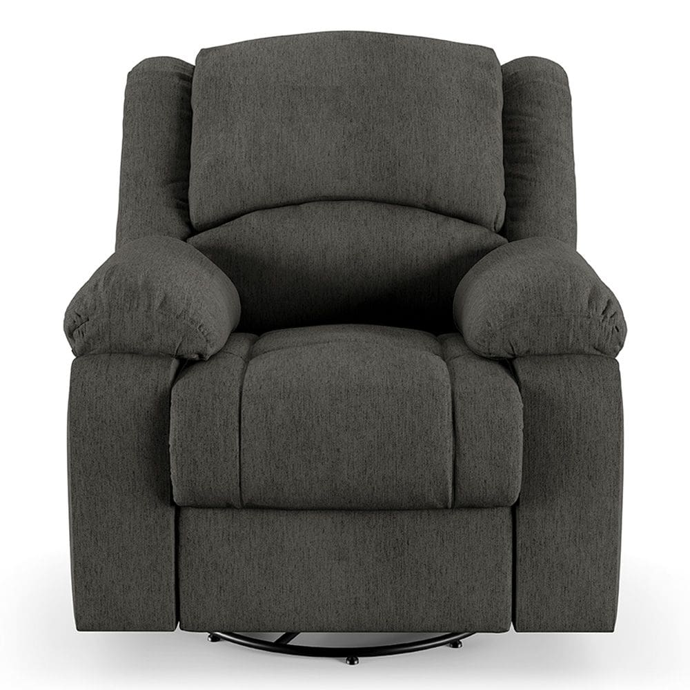 Poltrona do Papai Reclinável Melim Glider Giratória Linho FH1 - D`Rossi