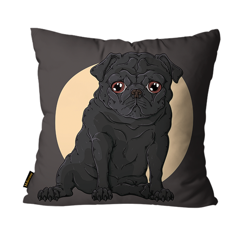 Capa Para Almofada Mdecore Pug