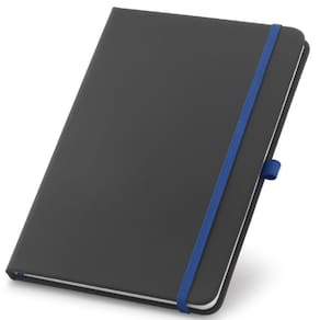 Caderneta 9X14Cm 80 Fls Pautada Spirit Topget - Preto E Azul