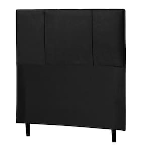 Cabeceira Cama Box Solteiro Donna 90Cm Corano Preto - Abmaza