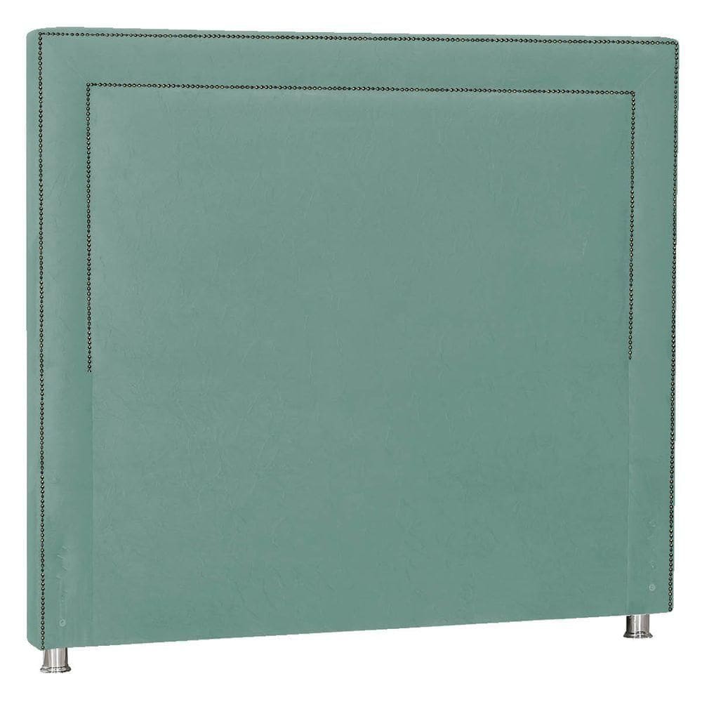 Cabeceira Queen Moscou P04 160 Cm Suede Turquesa