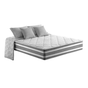 Colchão Queen Molas MasterPocket Ensacadas Duo Sono Double Face Euro Pillow Gray (158x198x25) - Anjos