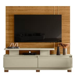 Estante Home Theater New Apolo para TV até 75” com Pés - Madetec