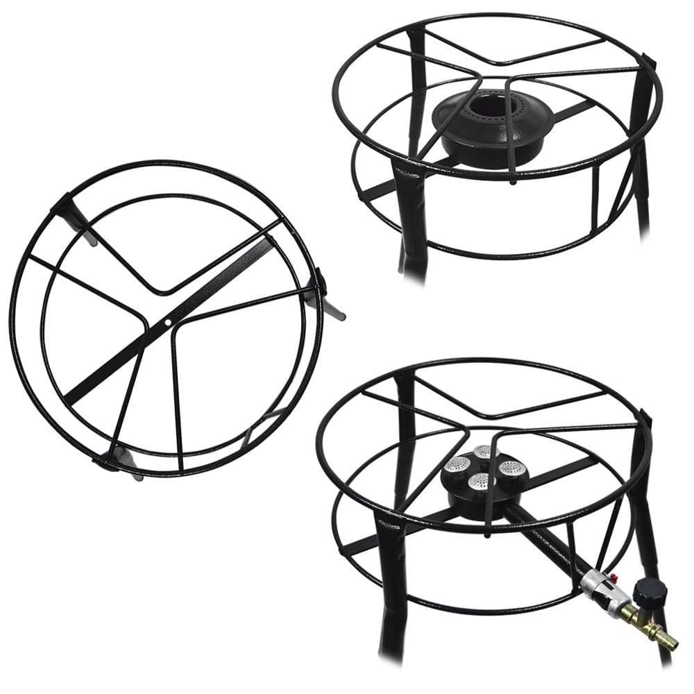 Fogareiro Flex Multifuncional Gás/Álcool Kit Completo Roa