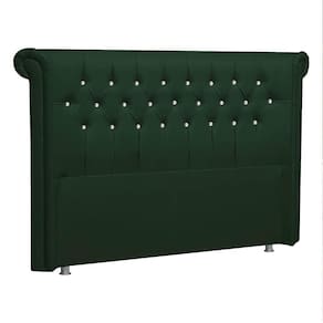 Cabeceira Queen Brescia P04 160 Cm Suede Verde