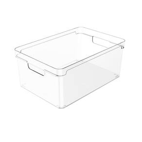 Organizador Clear 30x20x13cm Natural - Ou