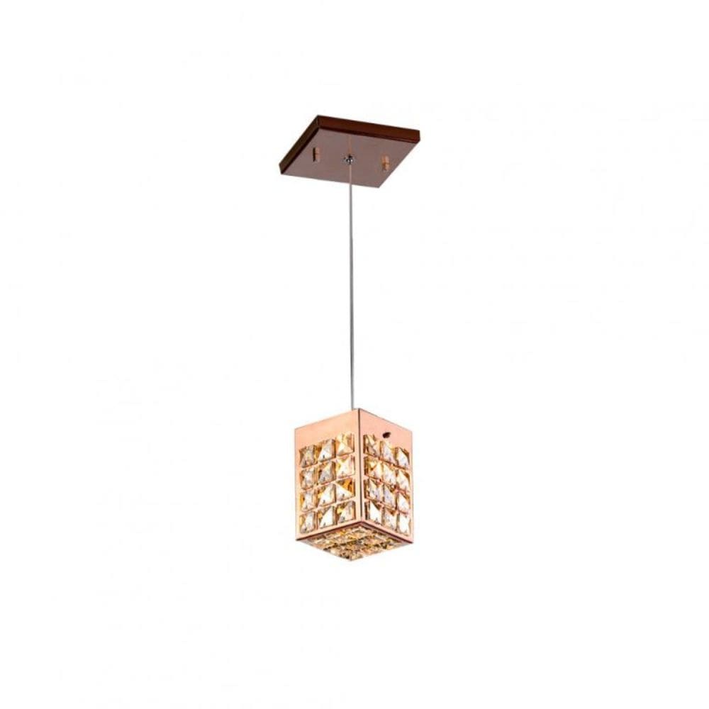 Pendente 10x10x15cm 1 Luz G9 Windows Wdsg1001lg9pd Bronzearte