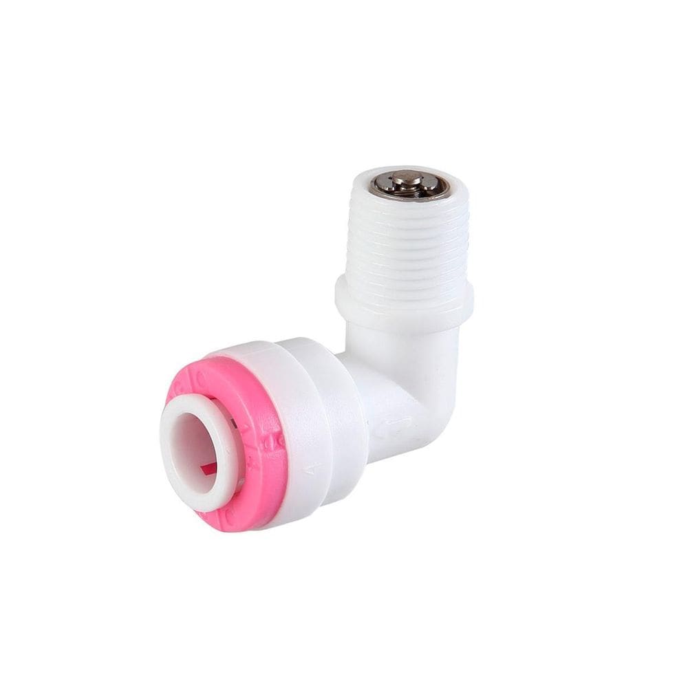 Válvula Retorno Conector Cotovelo Mangueira 1/4 Rosca 1/8