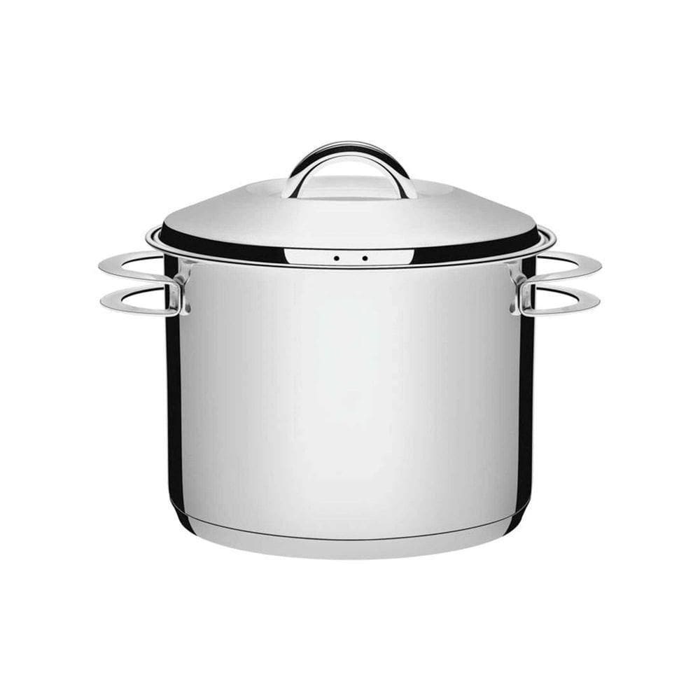 Caldeirão Tramontina Solar Em Aço Inox Fundo Triplo Com Tampa E Alças A 28 Cm 15,7 L Tramontina