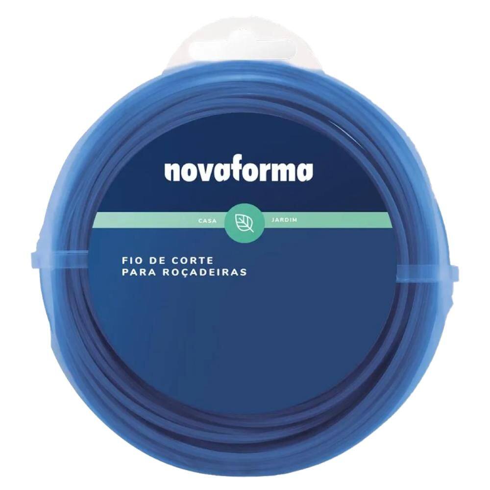 Fio De Corte Para Roçadeira Quadrado 1.6mm 30 Metros Nova Forma