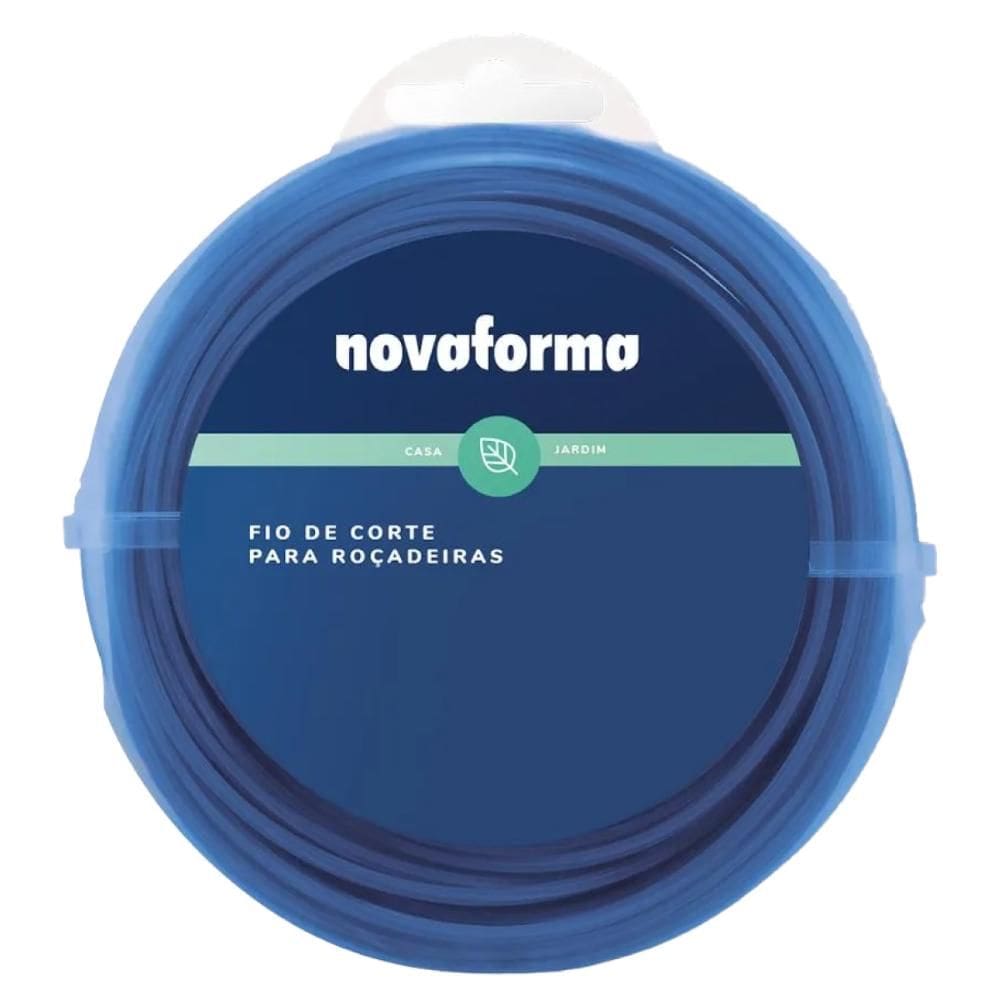 Fio De Corte Para Roçadeira Profissional 2.6mm 30 Metros Nova Forma