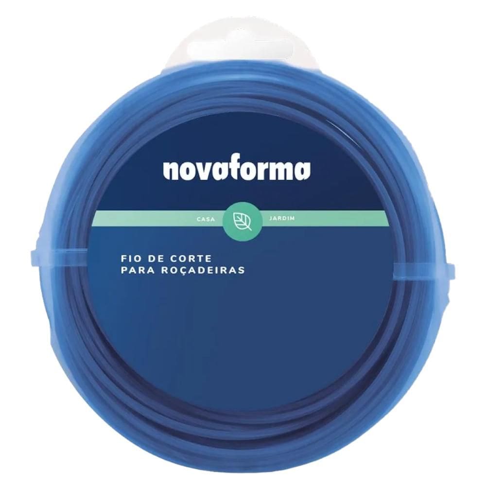 Fio De Corte Para Roçadeira Profissional 2.6mm 20 Metros Nova Forma