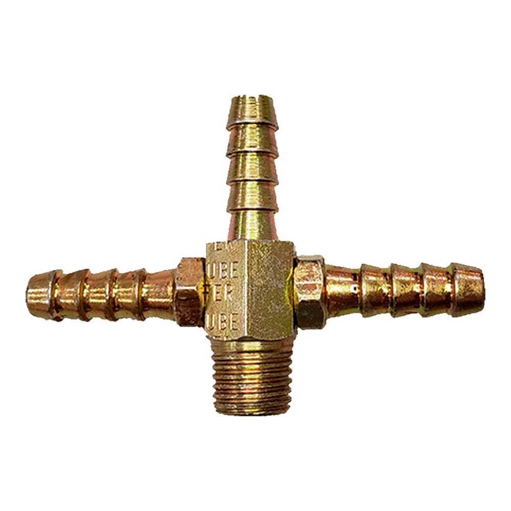 Espigao Fixo T 3 Saidas 1/4 X 5/16 Lubefer Com Rosca