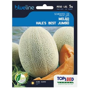 Sementes de Melão Hales Best Jumbo Blueline TOPSEED