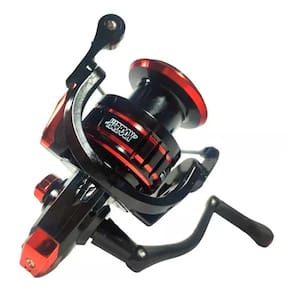 Molinete Pesca Deyu Harpoon 2000 LY Alumínio 5.2:1 Vermelho Drag 7kg Rol. 3