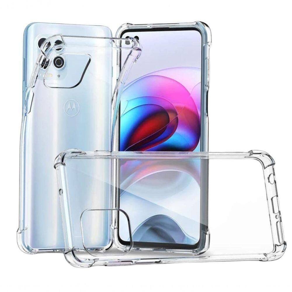 Película Vidro Plana + Capinha Antichoque Para Moto G100