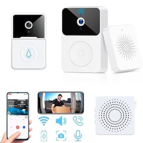 Ultra Campainha Inteligente Hd Video Porteiro Wifi Via App