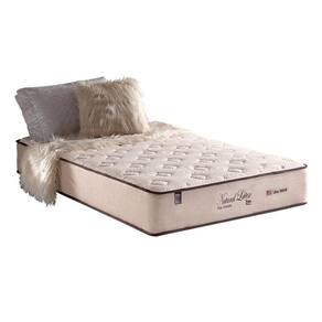 Colchão Solteiro Espuma Látex Molas Ensacadas MasterPocket Natural (88x188x34) - Anjos