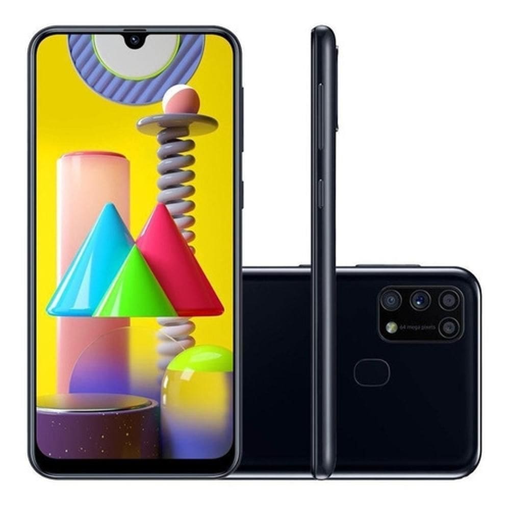 Usado: Samsung M31 128 GB Preto - Muito Bom