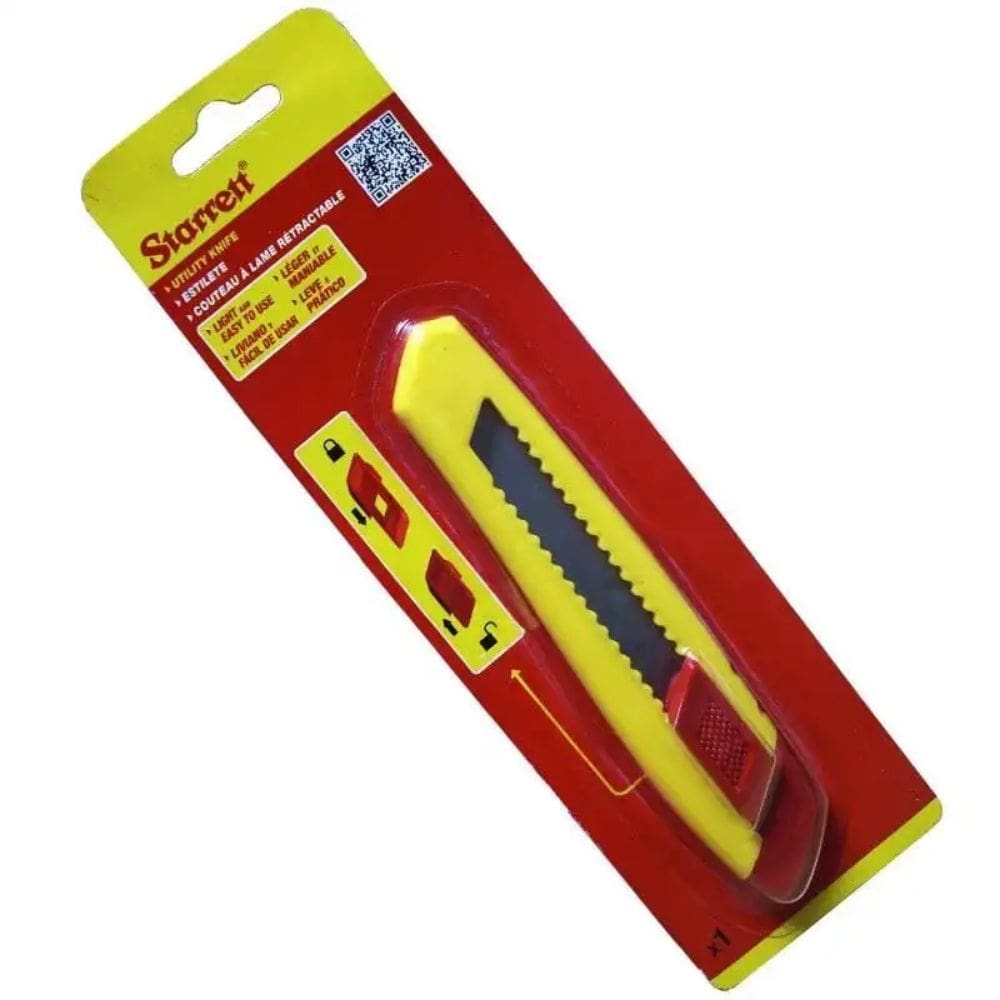 Estilete Largo 18Mm Standard Light Com Corpo Abs Starrett Kus045-S