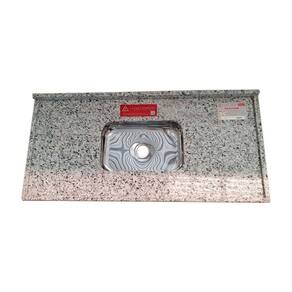 Pia de Cozinha Granito 140 cm Portinari Standard Cuba simples Branco Portinari